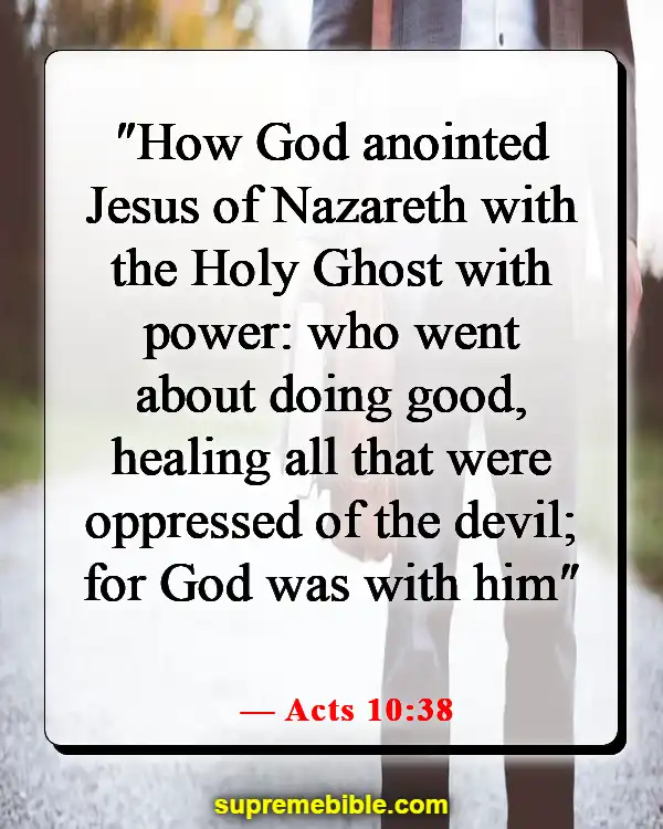 Bible Verses About God Healing The Sick (Acts 10:38)