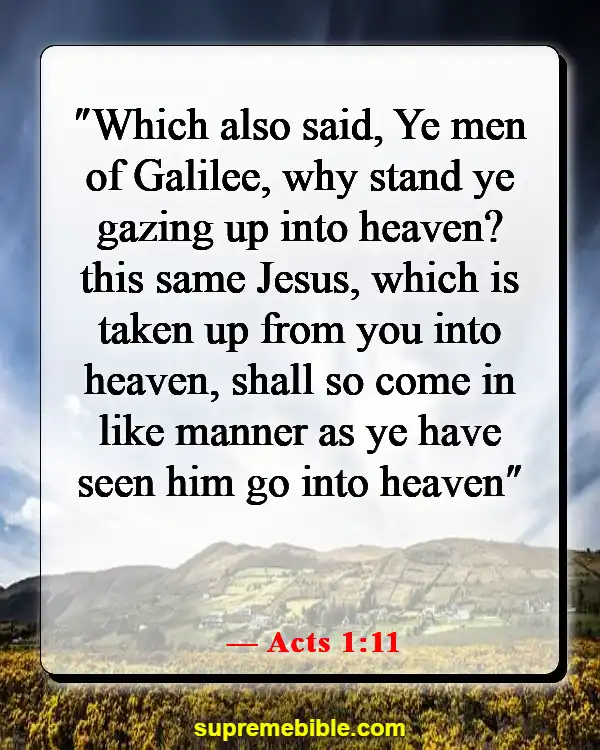 Bible Verses About Jesus Coming Down From Heaven (Acts 1:11)
