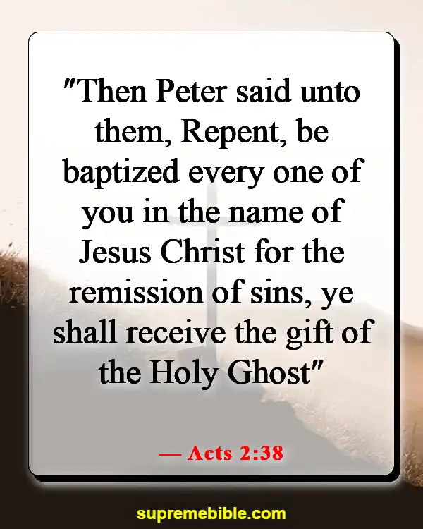 Bible Verse About Only God Can Forgive Sins (Acts 2:38)