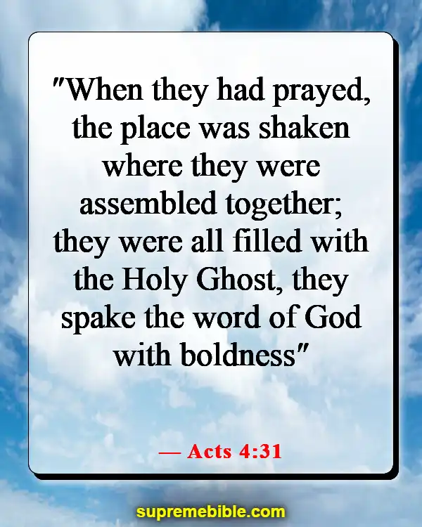 Bible Verse About Praying Together (Acts 4:31)