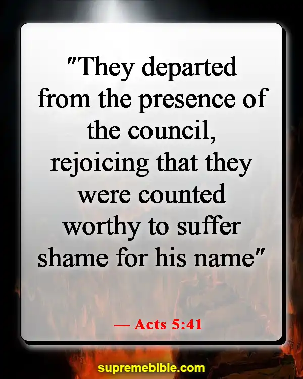 Bible Verses About Losing Your Life For God (Acts 5:41)
