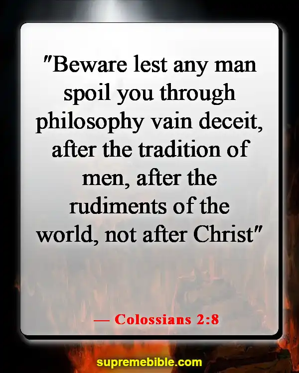 Bible Verses About Removing People From Your Life (Colossians 2:8)