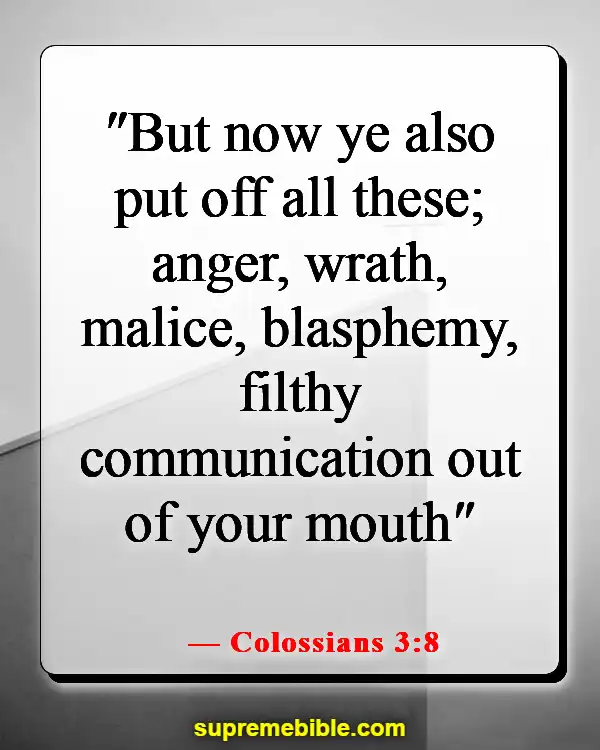 Bible Verses About Removing People From Your Life (Colossians 3:8)