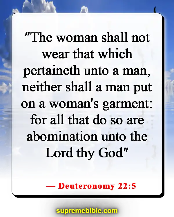 Bible Verses About Exposing Your Body (Deuteronomy 22:5)