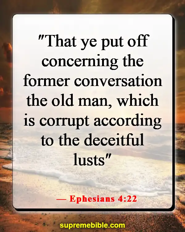 Bible Verses About Not Following The World (Ephesians 4:22)