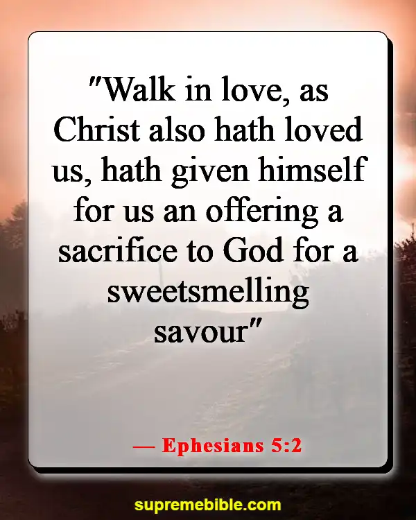 Bible Verse About Clothing Yourself In Love (Ephesians 5:2)