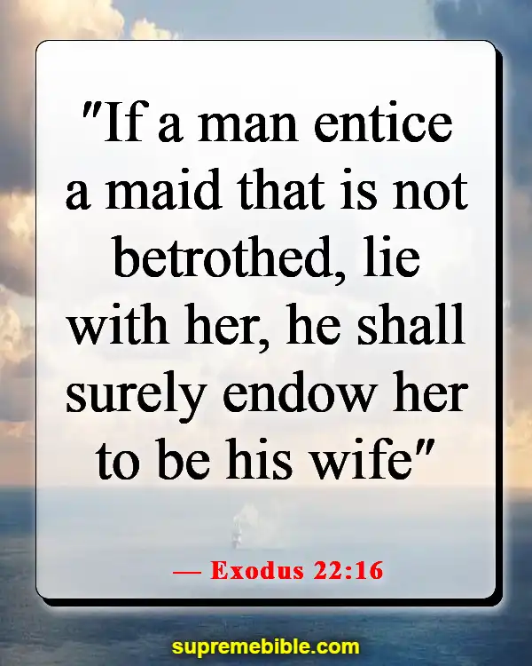 Bible Verses About Living Together Before Marriage (Exodus 22:16)