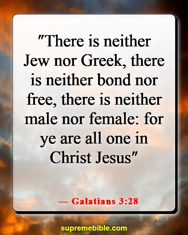 Bible Verse About Fairness And Equality (Galatians 3:28)