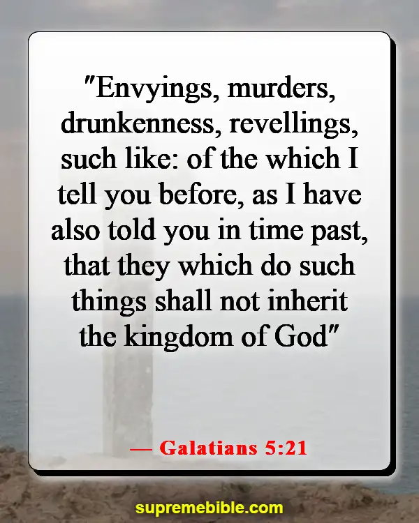 Bible Verses About Entering The Kingdom Of Heaven (Galatians 5:21)