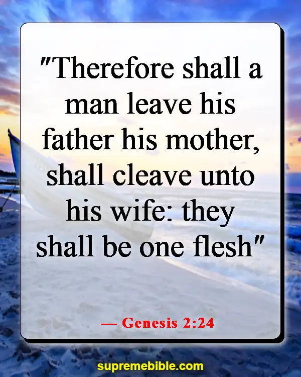 Bible Verses About Living Together Before Marriage (Genesis 2:24)