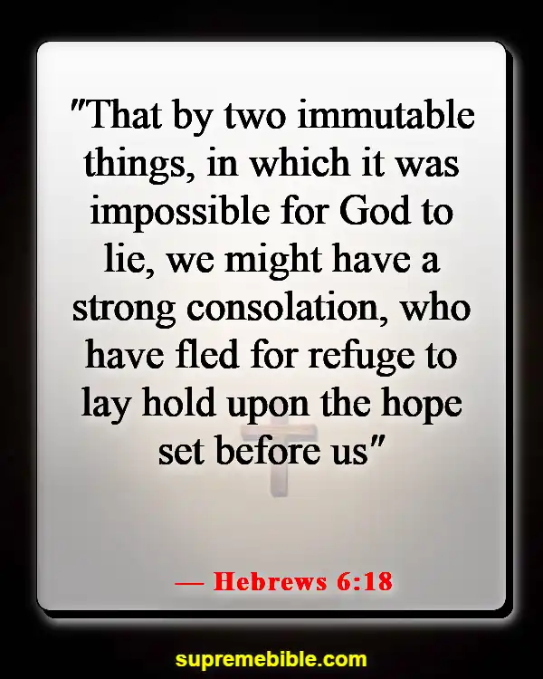 Bible Verses About Remembering God’s Faithfulness (Hebrews 6:18)