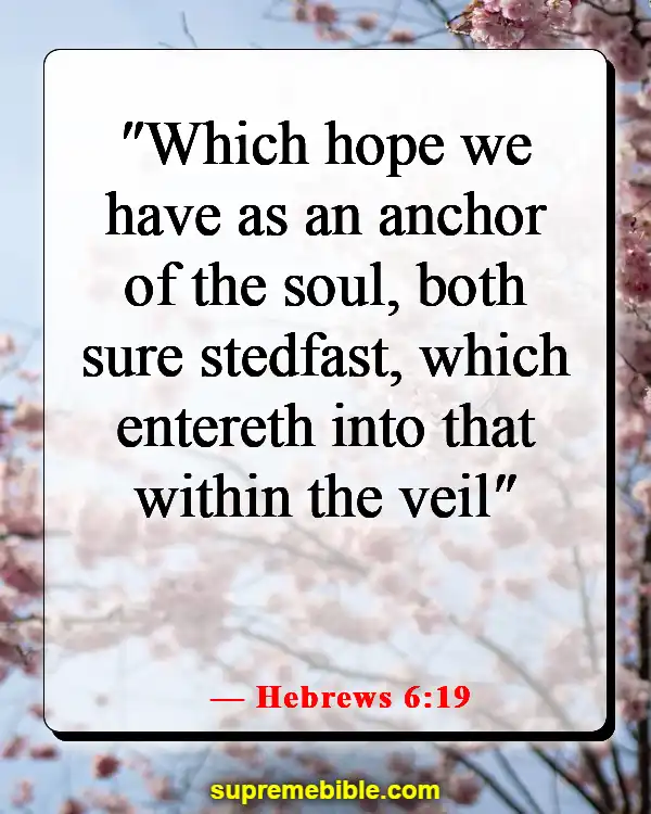 Bible Verses About Lost Hope (Hebrews 6:19)