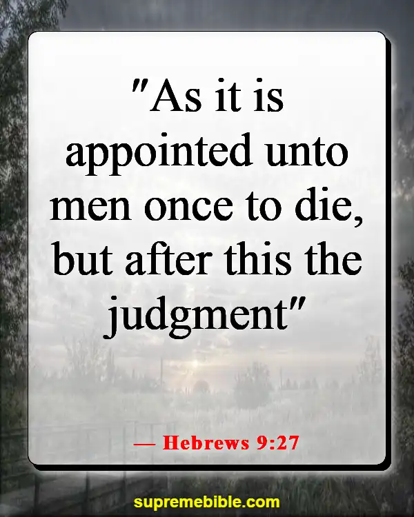 Bible Verses About Hell Being Eternal (Hebrews 9:27)