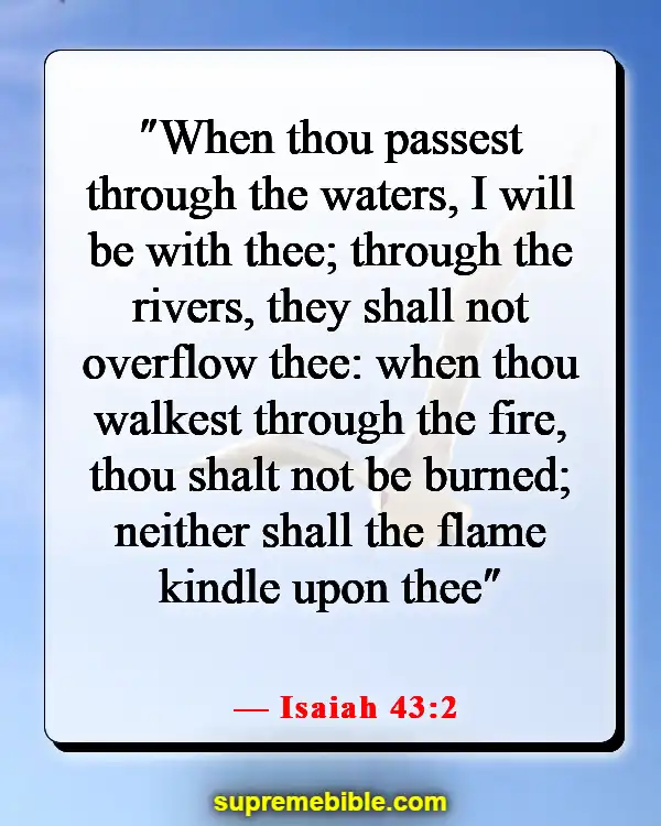 Bible Verses About Walking (Isaiah 43:2)