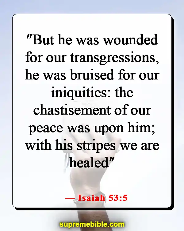 Bible Verse For Healing After Surgery (Isaiah 53:5)