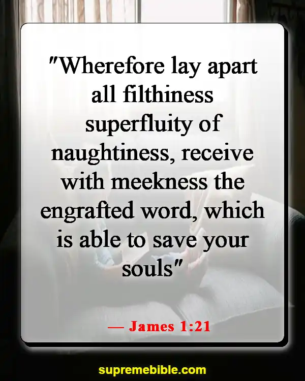 Bible Verses About Exposing Your Body (James 1:21)