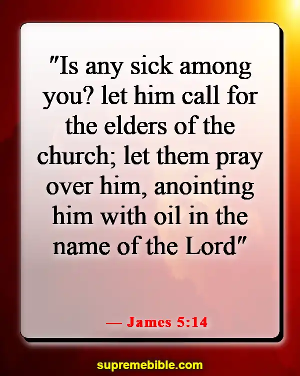 Bible Verse For Healing After Surgery (James 5:14)