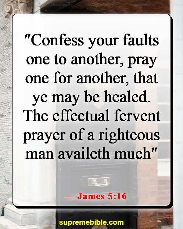 Bible Verse About Praying Together (James 5:16)