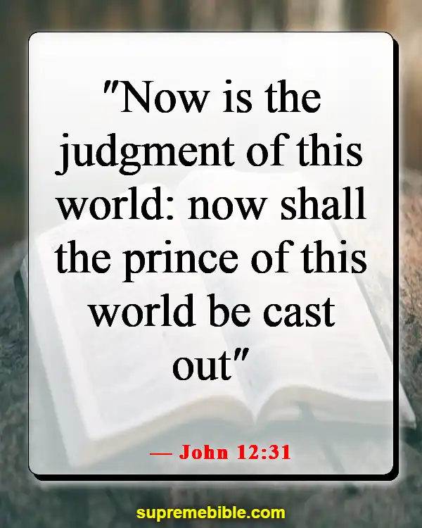 Bible Verses About The Devil Stealing Your Joy (John 12:31)
