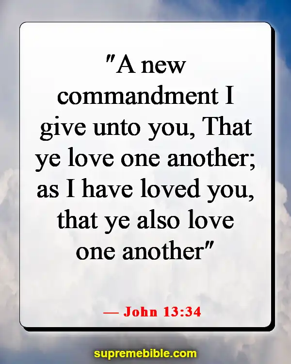 Bible Verses About Falling In Love With Jesus (John 13:34)