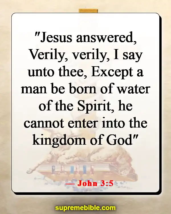 Bible Verses About Entering The Kingdom Of Heaven (John 3:5)