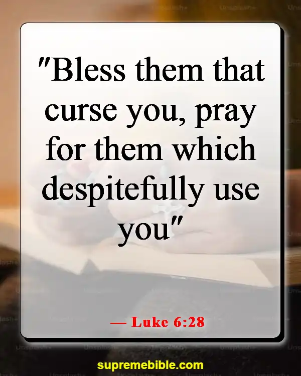 Bible Verse About Praying For Loved Ones (Luke 6:28)