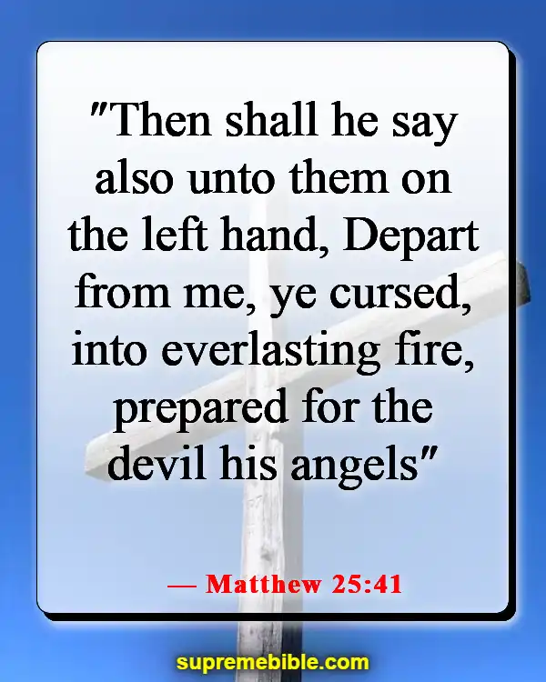 Bible Verses About Heaven And Hell (Matthew 25:41)