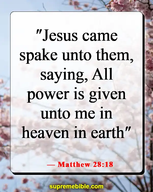 Bible Verses About Jesus As King (Matthew 28:18)