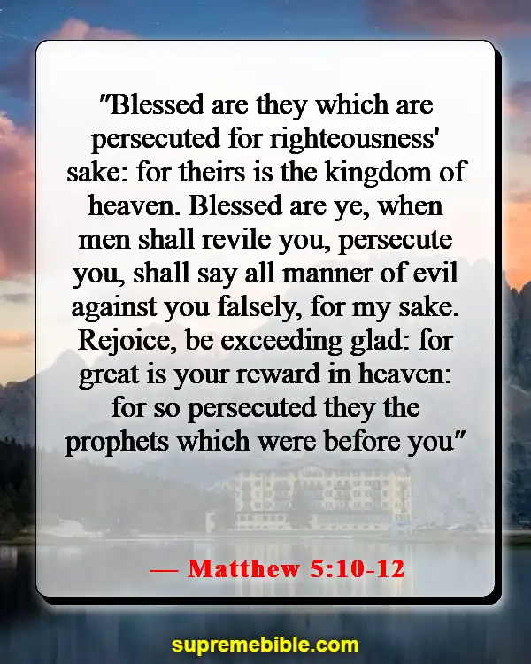 Bible Verses About Haters (Matthew 5:10-12)