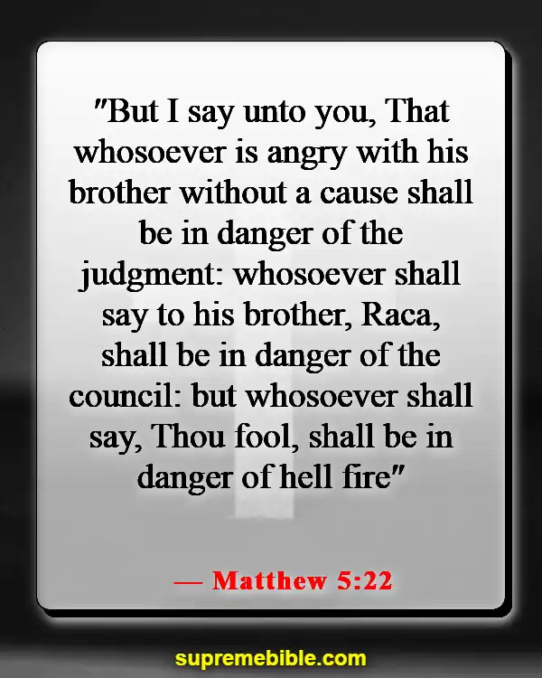 Bible Verses About Heaven And Hell (Matthew 5:22)