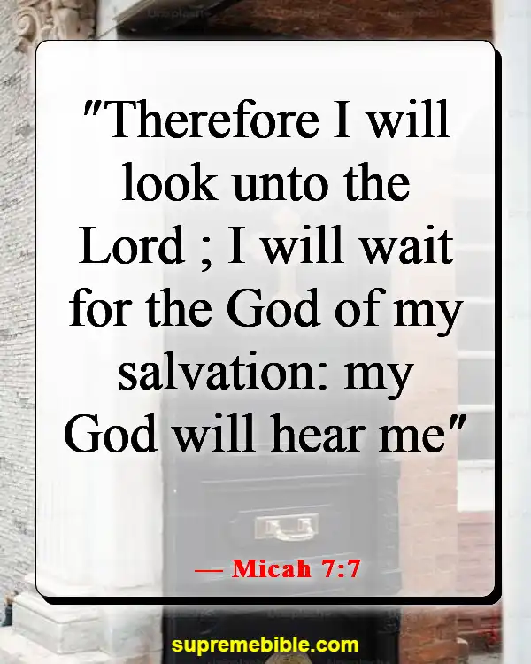 Bible Verses About When You Feel Like Giving Up (Micah 7:7)