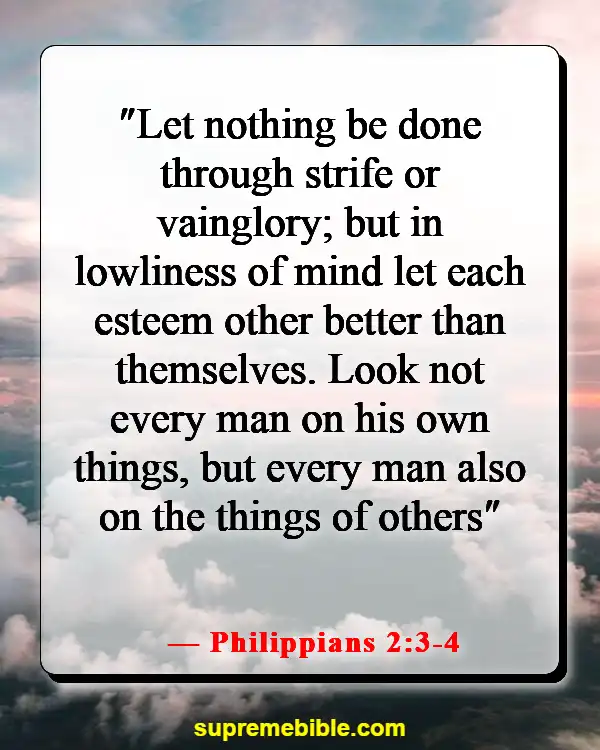 Bible Verses About Serving The Church (Philippians 2:3-4)