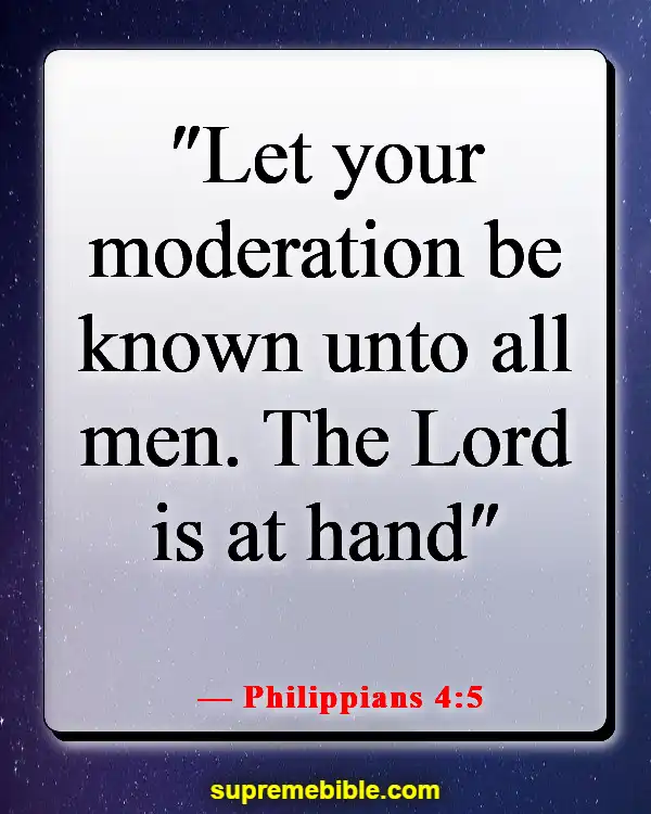Bible Verses About God Wanting To Spend Time With Us (Philippians 4:5)
