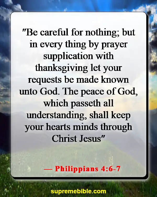 Bible Verse About Fighting Illness (Philippians 4:6-7)