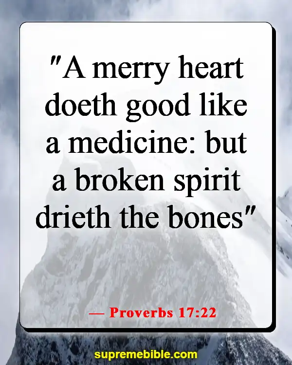 Bible Verse For Healing After Surgery (Proverbs 17:22)