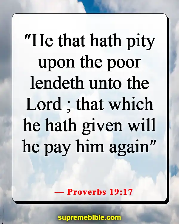 Bible Verses About Opportunity (Proverbs 19:17)