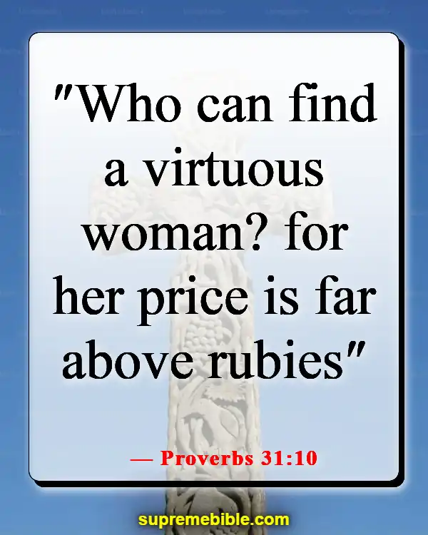 Bible Verses About Womans Beauty (Proverbs 31:10)