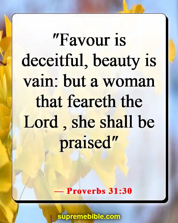 Bible Verses About Exposing Your Body (Proverbs 31:30)