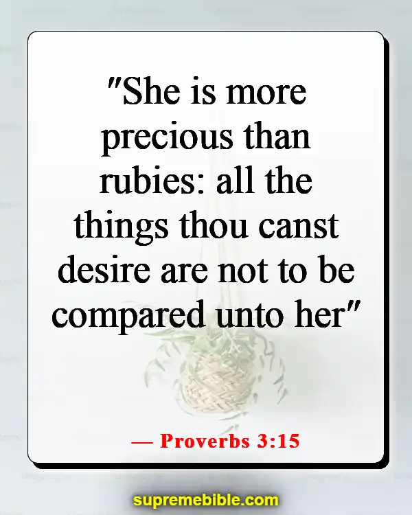 Bible Verses About Womans Beauty (Proverbs 3:15)