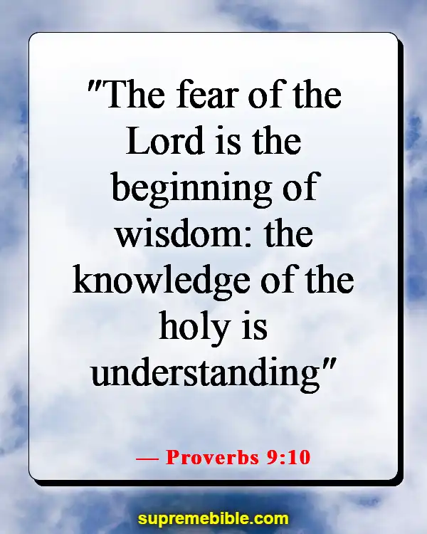 Bible Verses About Solomon’s Wisdom (Proverbs 9:10)