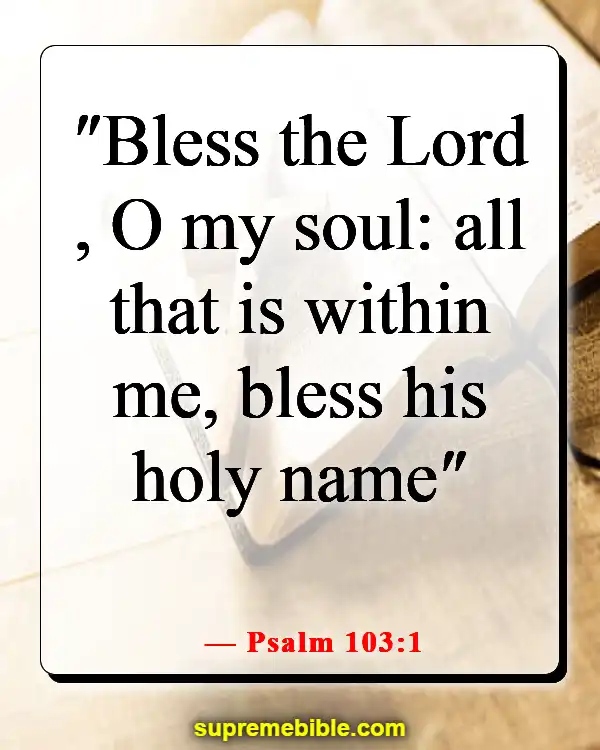 Bible Verses For Opening Prayer In Church (Psalm 103:1)