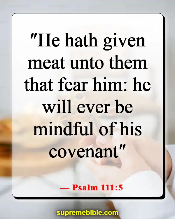 Bible Verses About Remembering God’s Faithfulness (Psalm 111:5)