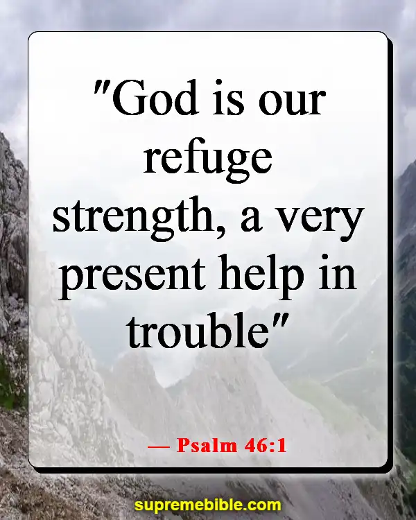 Bible Verses About Prayer During Hard Times (Psalm 46:1)