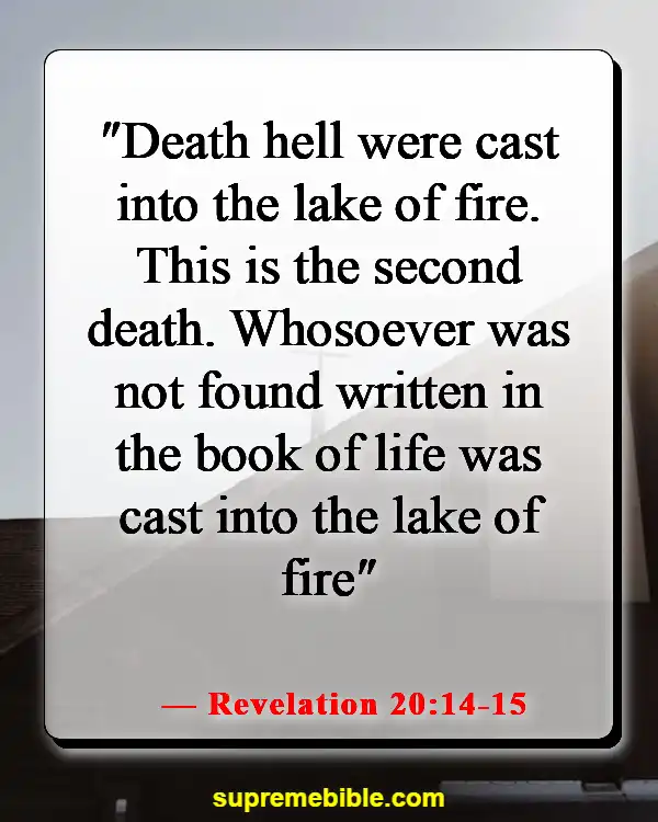 Bible Verses About Hell Being Eternal (Revelation 20:14-15)