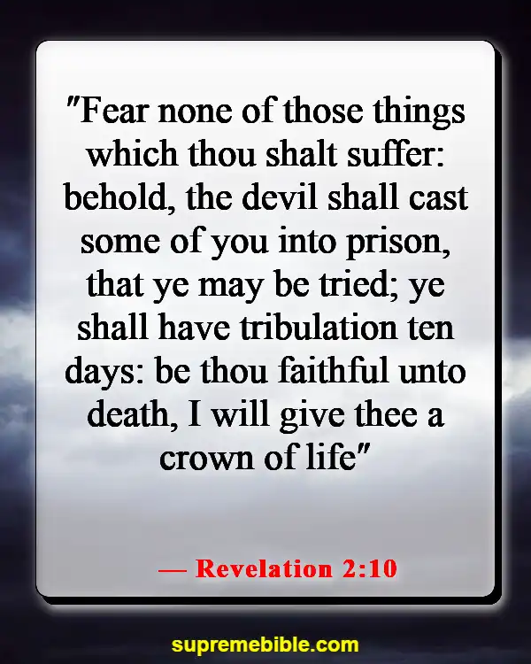 Bible Verses About Devil In Disguise (Revelation 2:10)