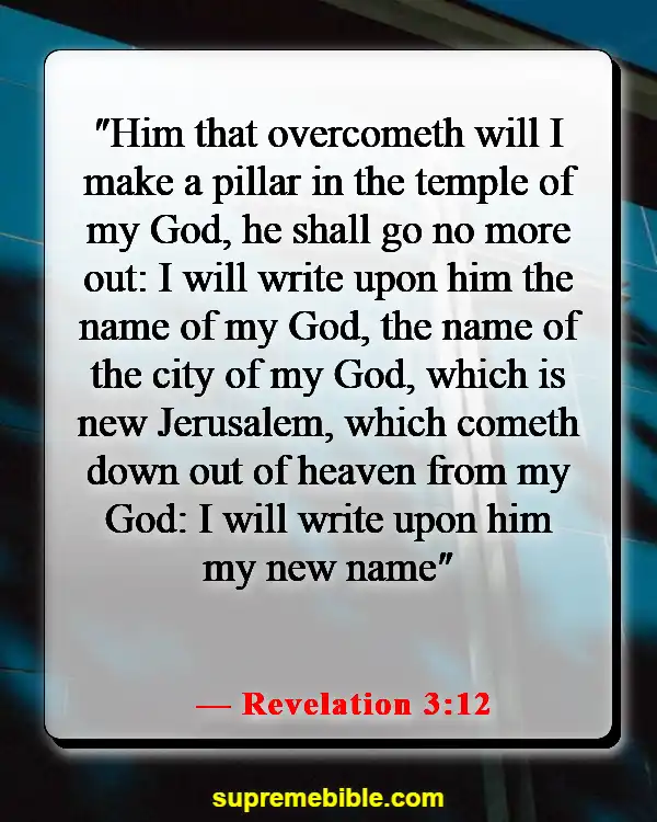 Bible Verses About Being Chosen (Revelation 3:12)