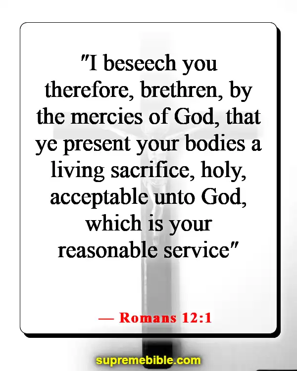 Bible Verses About Serving The Church (Romans 12:1)