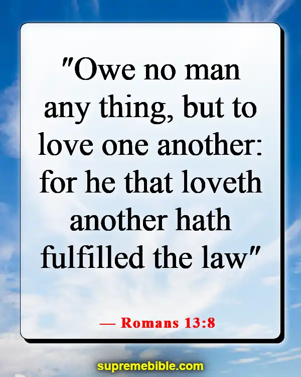 Bible Verse About Fairness And Equality (Romans 13:8)