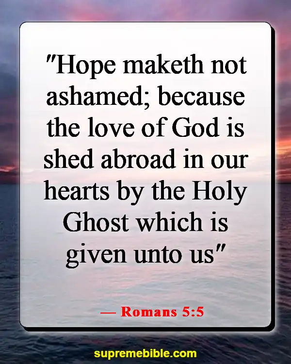 Bible Verses About Lost Hope (Romans 5:5)