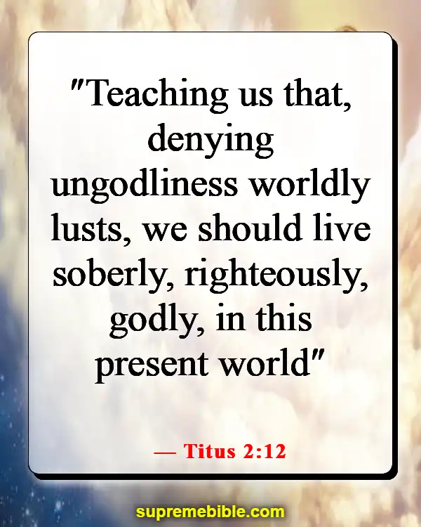 Bible Verse About Clothing Yourself In Love (Titus 2:12)